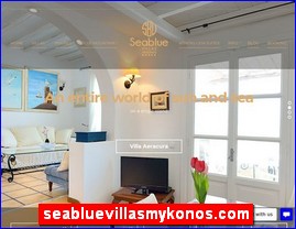 Hotels in Greece, seabluevillasmykonos.com