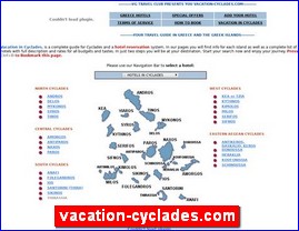 Hotels in Greece, vacation-cyclades.com